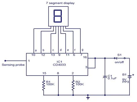 cd4033 counter circuit|7.
